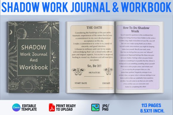 Download Shadow Work Journal &amp; Workbook - Shadow work Collection