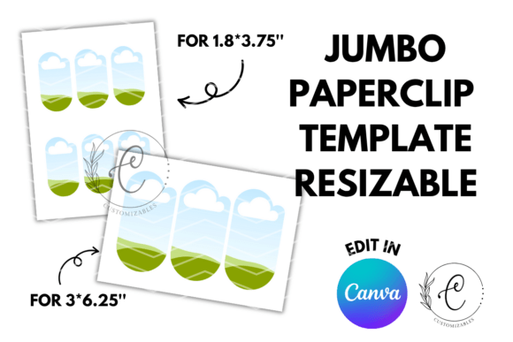 Download Jumbo Paperclip Canva Template - Canva Collection