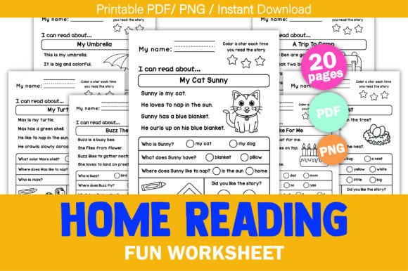 Download Home Reading Fun Worksheet - Premium Resources