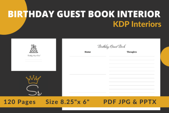 Download Birthday Guest Book Interior - Guest book interior Collection