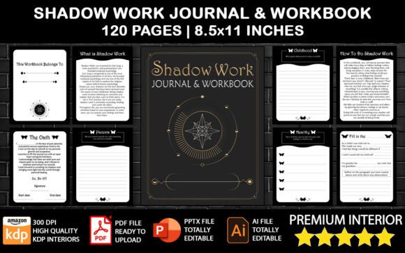 Download Shadow Work Journal Workbook Interior - Shadow work Collection