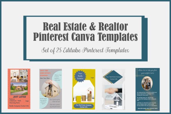Download Real Estate and Realtor Pinterest Canva - Canva Collection