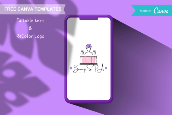 Download Canva Logo Templates - Hot Shower Relax - Canva Collection