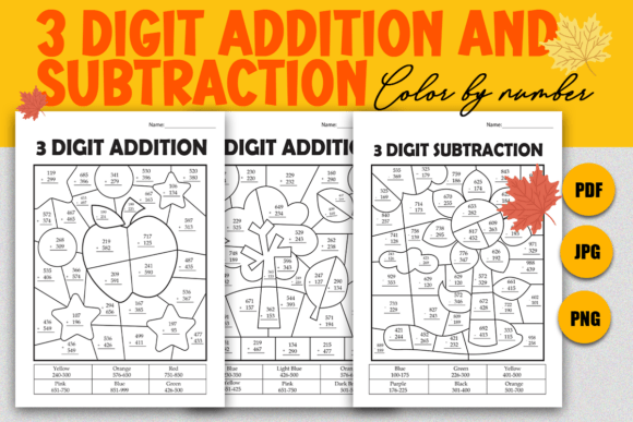 Download 3 Digit Addition and Subtraction - Premium Resources