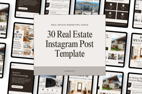 Download 30 Real Estate Canva Instagram Post - Canva Collection