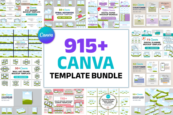 Download 915+ Canva Template Bundle Mega Pack - Canva Collection
