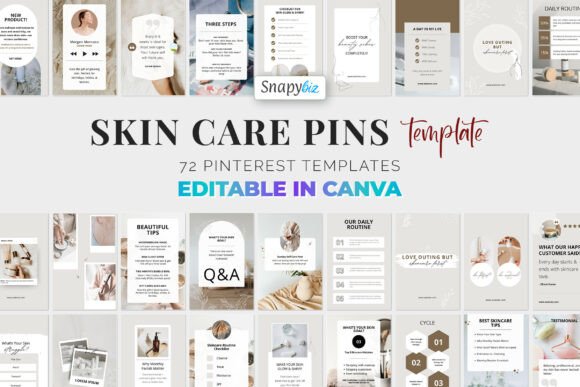 Download Esthetician Pinterest Canva Templates - Canva Collection