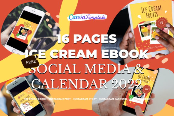 Download 16 Ice Cream EBook Canva Templates - Canva Collection