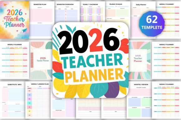 Download 📘 2026 Teacher Planner Canva Kdp - Canva Collection